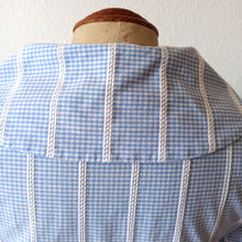 Charger l'image dans la galerie, 1950s - Adorable Baby Blue Vichy Cotton Dress - W31 (80cm)