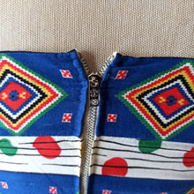 Charger l'image dans la galerie, 1950s - Fabulous Colorful Pocket Cotton Dress - W25 (64cm)