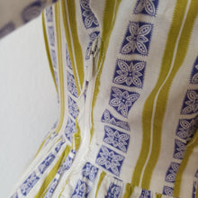 Charger l'image dans la galerie, 1950s - GEBR GERZON, Netherlands - Gorgeous Cotton Dress - W27 (68cm)