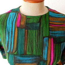 Charger l'image dans la galerie, 1950s 1960s - Fabulous Abstract Print Dress - W31 (78.5cm)
