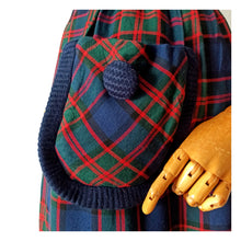 Carica l'immagine nel visualizzatore di Gallery, 1950s 1960s - MA ROBE, France - Ultrgorgeous Flannel Tartan Dress - W27 (68cm)