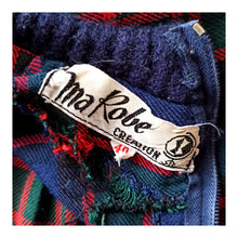 Carica l'immagine nel visualizzatore di Gallery, 1950s 1960s - MA ROBE, France - Ultrgorgeous Flannel Tartan Dress - W27 (68cm)