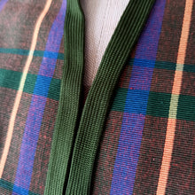 Charger l'image dans la galerie, 1950s 1960s - Adorable Greenish Brown Plaid Dress - W25 (64cm)