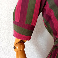 Load image into Gallery viewer, 1950s 1960s - Gorgeous Colors Cotton Dress - W30 (76cm)