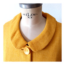 Load image into Gallery viewer, 1960s - Exquisite Jackie Kennedy Corn Color Dress Jacket Set - W30 (76cm)