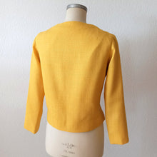 Load image into Gallery viewer, 1960s - Exquisite Jackie Kennedy Corn Color Dress Jacket Set - W30 (76cm)
