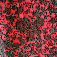 Load image into Gallery viewer, 1960s - Stunning Red & Black Cocktail Dress - W28 (72cm)