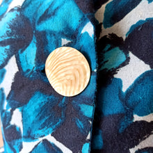 Charger l'image dans la galerie, 1950s - Stunning Abstract Blend Cotton Dress - W26 (66cm)