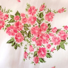 Charger l'image dans la galerie, 1950s - Adorable Smoked Cotton Floral Dress - W31 (80cm)