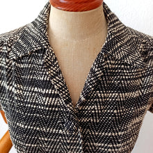 Charger l'image dans la galerie, 1950s - Gorgeous Elegant Black & White Dress - W26 (66cm)