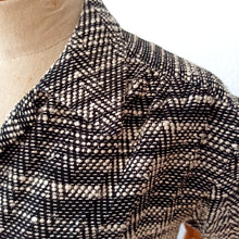 Charger l'image dans la galerie, 1950s - Gorgeous Elegant Black & White Dress - W26 (66cm)