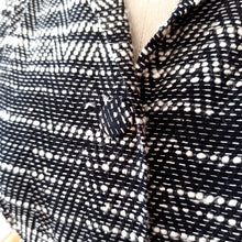 Charger l'image dans la galerie, 1950s - Gorgeous Elegant Black & White Dress - W26 (66cm)