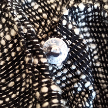 Charger l'image dans la galerie, 1950s - Gorgeous Elegant Black & White Dress - W26 (66cm)