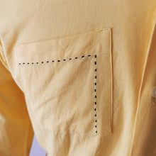 Charger l'image dans la galerie, 1950s - DUROTEX, Germany/France - UNWORN - Yellow Black Linen Shirt - Sz. S/M