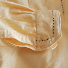Charger l'image dans la galerie, 1950s - DUROTEX, Germany/France - UNWORN - Yellow Black Linen Shirt - Sz. S/M