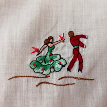 Charger l'image dans la galerie, 1950s - SEGURA, Spain - Deadstock Flamenco Dancers Souvenir Blouse - W31 (80cm)