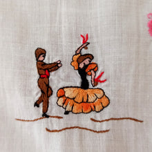 Charger l'image dans la galerie, 1950s - SEGURA, Spain - Deadstock Flamenco Dancers Souvenir Blouse - W31 (80cm)