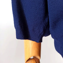 Charger l'image dans la galerie, 1950s - JAEGER, UK - Darling Navy Blue Wool Top - W28/34 (72/86cm)