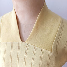 Charger l'image dans la galerie, 1950s - Gorgeous Vanilla Cotton Top - W24/28 (62/72cm)