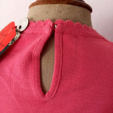 Charger l'image dans la galerie, 1950s 1960s - VICENTE, Barcelona - Deadstock Pink Long Sleeves Top