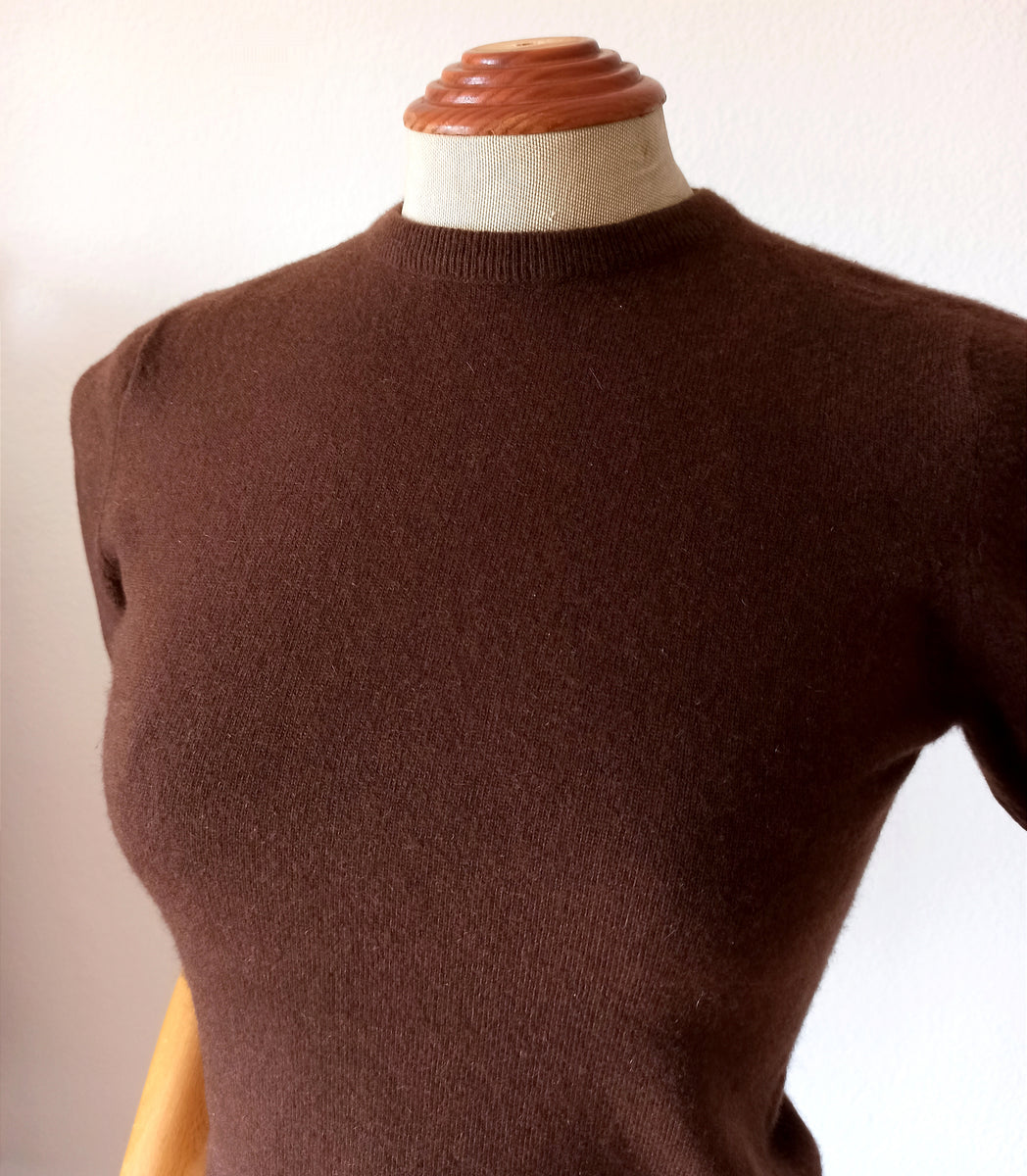 1950s - BRYANT, Scotland - Brown Pure Cashmere Jumper – Der Fuchs