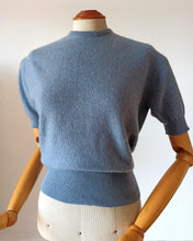 Charger l'image dans la galerie, 1950s - BALLANTYNE, Scotland - Slate Blue Pure Cashmere Jumper