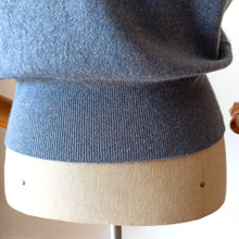 Charger l'image dans la galerie, 1950s - BALLANTYNE, Scotland - Slate Blue Pure Cashmere Jumper