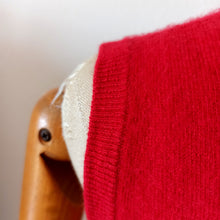Load image into Gallery viewer, 1950s - BERNHARD ALTMANN, Scotland - Gorgeous Rouge Pure Cashmere Vest