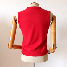 Load image into Gallery viewer, 1950s - BERNHARD ALTMANN, Scotland - Gorgeous Rouge Pure Cashmere Vest