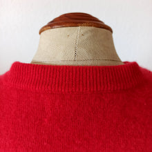 Load image into Gallery viewer, 1950s - BERNHARD ALTMANN, Scotland - Gorgeous Rouge Pure Cashmere Vest