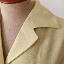 Charger l'image dans la galerie, 1950s - ANFEA, Switzerland - Outstanding Floral Raffia Ladybugs Linen Dress - W29 (74cm)