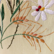 Charger l'image dans la galerie, 1950s - ANFEA, Switzerland - Outstanding Floral Raffia Ladybugs Linen Dress - W29 (74cm)