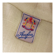 Charger l'image dans la galerie, 1950s - ANFEA, Switzerland - Outstanding Floral Raffia Ladybugs Linen Dress - W29 (74cm)