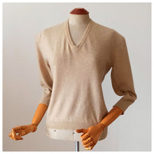 Load image into Gallery viewer, 1950s - BRYANT, Scotland - Gorgeous Toasted Pure Cashmere Sweater