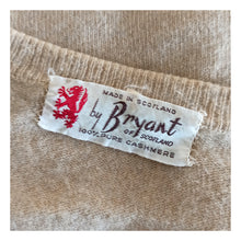 Load image into Gallery viewer, 1950s - BRYANT, Scotland - Gorgeous Toasted Pure Cashmere Sweater