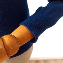 Charger l'image dans la galerie, 1950s - PRINGLE, Scotland - Exquisite Blue Pure Cashmere Sweater