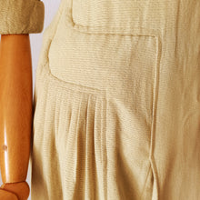 Carica l'immagine nel visualizzatore di Gallery, 1940s - Stunning Pale Yellow Soft Wool Dress - W28 (72cm)