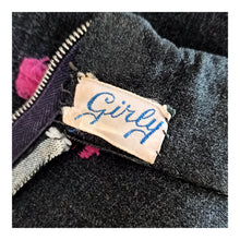 Cargar imagen en el visor de la galería, 1940s - GIRLY, USA - Spectacular Gab Wool Dress - W29 (74cm)