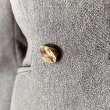 Cargar imagen en el visor de la galería, 1940s - Fabulous Slate Blue Wool Suit - W29 (74cm)