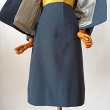 Cargar imagen en el visor de la galería, 1940s - Fabulous Slate Blue Wool Suit - W29 (74cm)