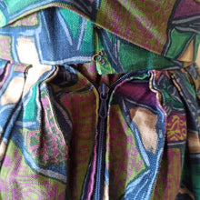 Charger l'image dans la galerie, 1950s 1960s - Stunning 3pc Abstract Cotton Set - W26/30 (66/76cm)