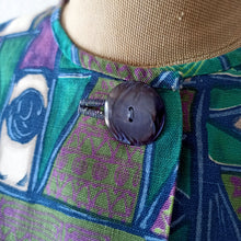 Charger l'image dans la galerie, 1950s 1960s - Stunning 3pc Abstract Cotton Set - W26/30 (66/76cm)