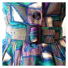 Charger l'image dans la galerie, 1950s 1960s - Stunning 3pc Abstract Cotton Set - W26/30 (66/76cm)