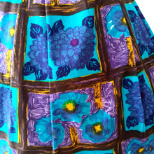 Charger l'image dans la galerie, 1950s 1960s - BADER, Germany - Fabulous Floral Print Cotton Dress - W29 (74cm)