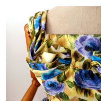 Charger l'image dans la galerie, 1950s 1960s - Spectacular Roseprint Dress - W28 (72cm)