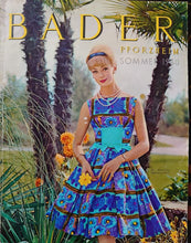 Charger l'image dans la galerie, 1950s 1960s - BADER, Germany - Fabulous Floral Print Cotton Dress - W29 (74cm)