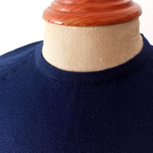 Charger l'image dans la galerie, 1950s 1960s - VINTRÓ, Barcelona - Deadstock Lilac Navy Blue Sweater