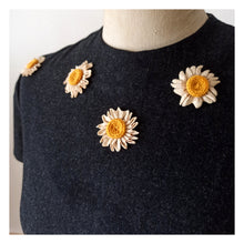 Charger l'image dans la galerie, 1950s 1960s - LESUR, Paris - Adorable Black Soft Wool Dress - W29 (74cm)