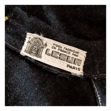 Charger l'image dans la galerie, 1950s 1960s - LESUR, Paris - Adorable Black Soft Wool Dress - W29 (74cm)