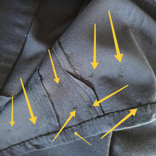 Load image into Gallery viewer, 1940s - Superb Navy Blue Wool Dress - AS IS - W29 (74cm)